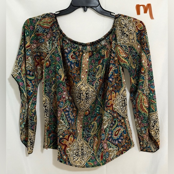 unbranded Tops - Multicolor Paisley Women's Top